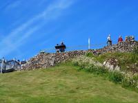 Urquhart Castle - Bilck von der Mauer