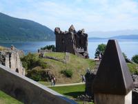 Urquhart Castle - Bilck von der Mauer