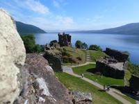 Urquhart Castle - Bilck von der Mauer