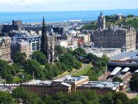 Edinburgh Castle - Blick über die Stadt