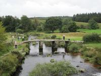 Steinplattenbrücke in Postbridge