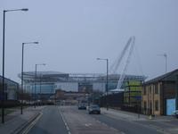 Fahrt zum Wembleystadion in Brent