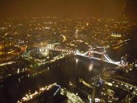 Blick aus 244 m Höhe auf London bei Nacht - The Shard in London