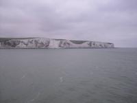 Englands Küste bei Dover - Ankunft