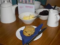 Scones, Cream, Strawberry Jam and Tea