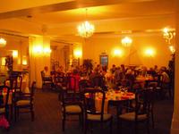 Beim Abendessen im Penmorvah Manor Hotel