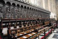 Chorgestühl in der Kathedrale von Kings College