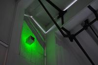 Der Laser markiert den Nullmeridian