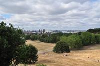 Blick hinüber zu den Docklands hin zum ehemaligen Millennium Dome heute 