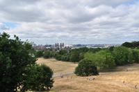 Blick hinüber zu den Docklands hin zum ehemaligen Millennium Dome heute 