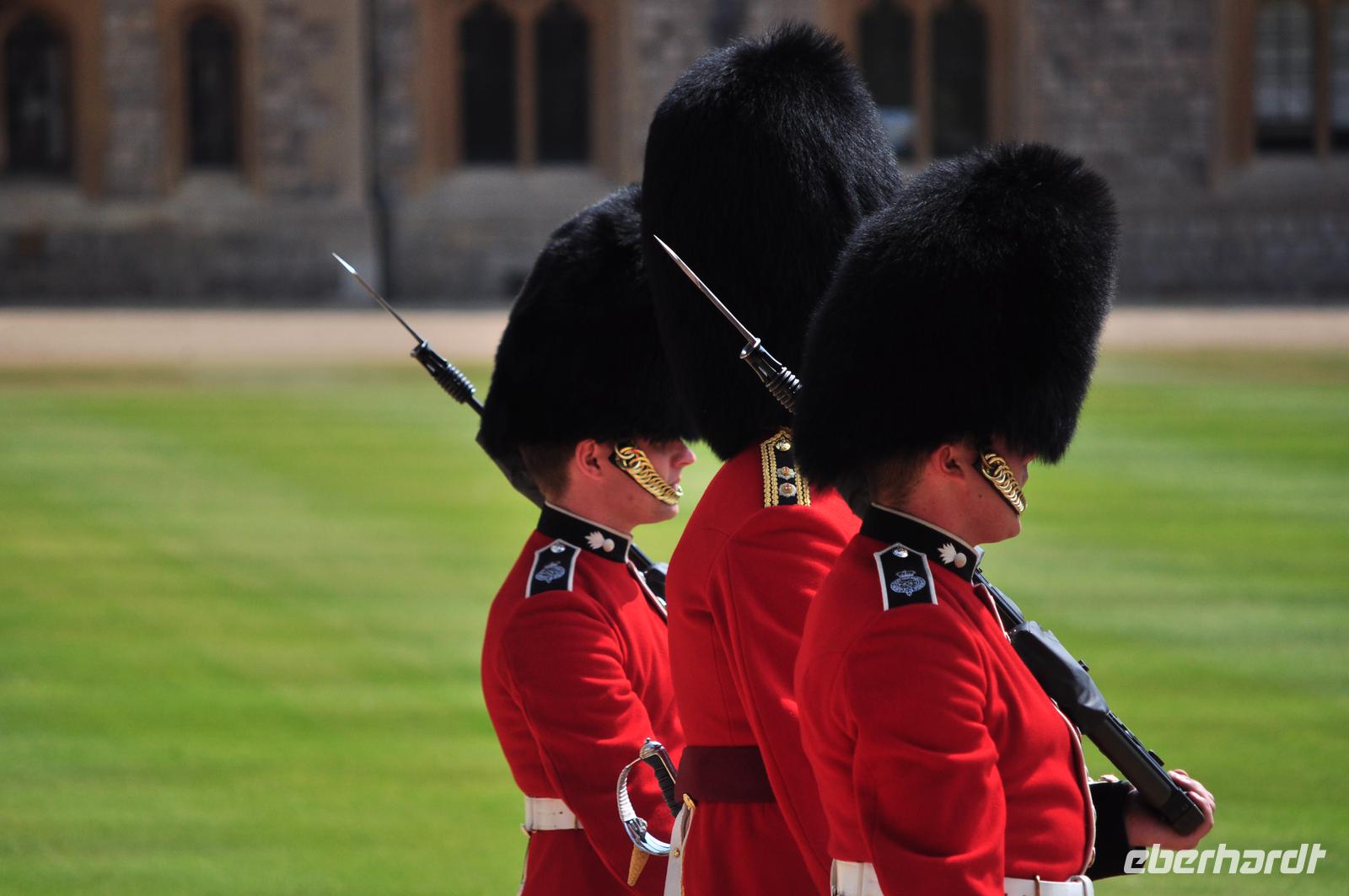 Changing the Guards in Windsor Castle
