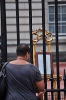 Verkündigung der Geburt des Thronfolgers Prince George vor dem Buckingham Palace