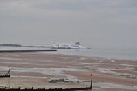 Die Stena Hollandica bringt uns von Harwich nach Hoek van Holland (hier erreicht sie gerade Harwich)