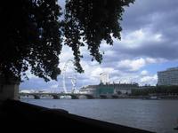 Themse und Riesenrad in London