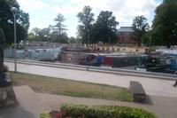 Hausboote im von-Hafen von Stratford