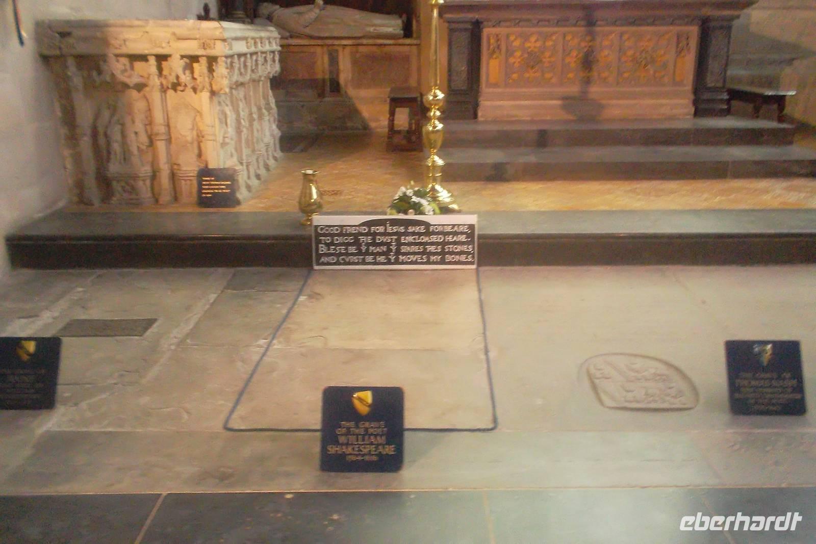 Shakespeare-Grab in der Holy-Trinity-Church in Stratford