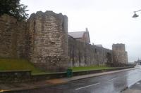 Stadtmauer in Caernarfon