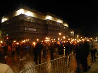 Torchlight Parade zum Beginn des HOGMANAY