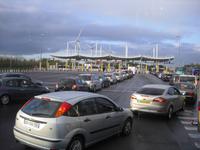 Abfertigungsterminal für die Eurotunnelpassage unter dem Kanal