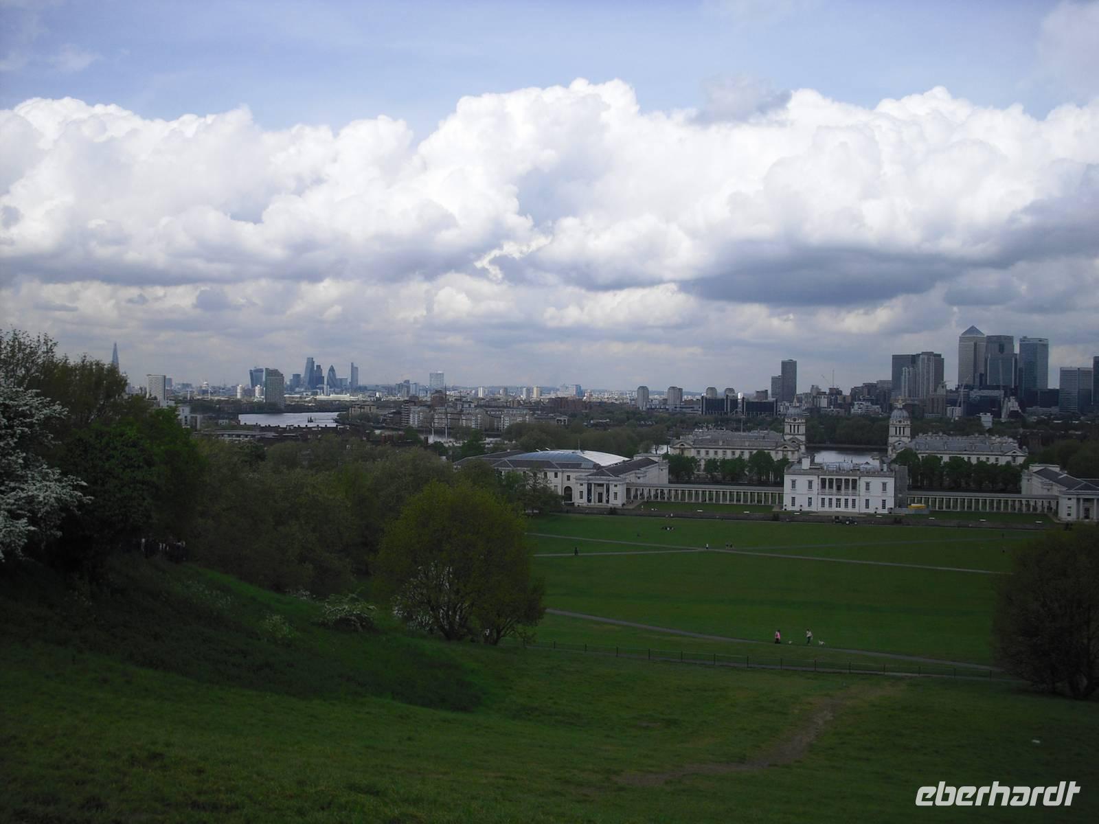 Blick auf London