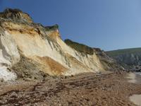 Isle of Wight - farbige Sande an den Needles 