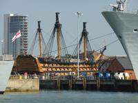 Portsmouth - HMS Victory bei Hafenrundfahrt