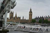 Blick auf Big Ben vom Londer Eye