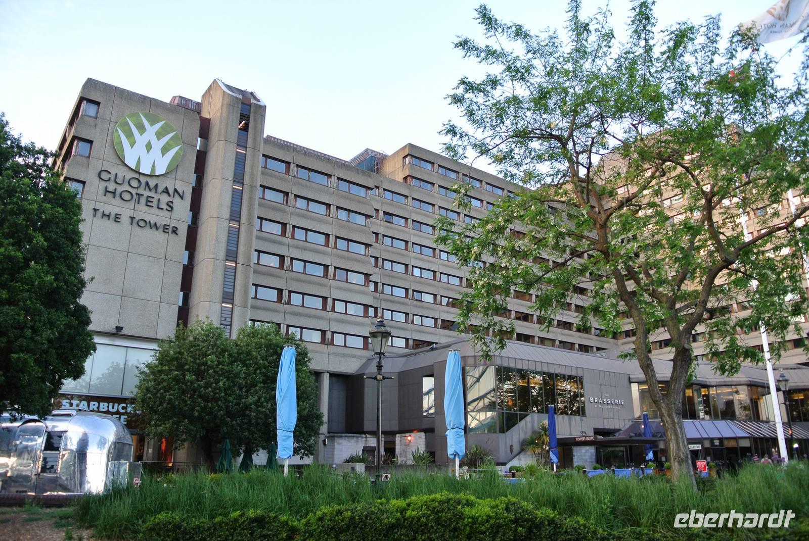 Ankunft am Hotel GoumanTower in London