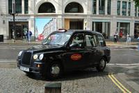 Das typische Londoner Taxi