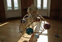 Planeten Kunstwerk im Observatorium Greenwich