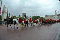 Parade der Horse Guards vor dem Buckingham Palace