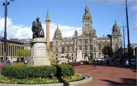 369 Glasgow, George Square mit Rathaus