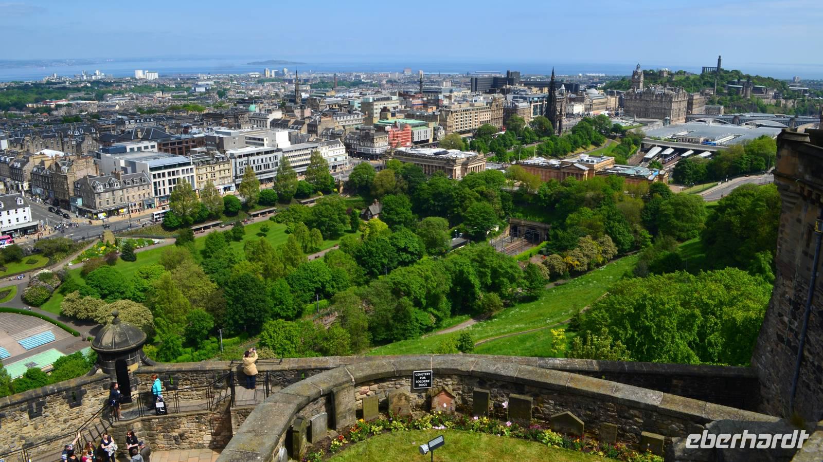 502 Edinburgh, Blick vom Castle