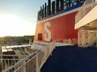 Abendstimmung an Bord