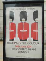 Plakat der Parade zu Ehren es Königinnen-Geburtstages