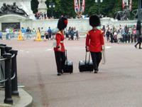 Mit Sack und Pack unterwegs