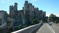 Conwy Castle - unerreichbar mit dem Bus, aber zum Fotografieren super!