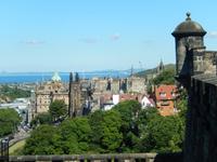 Blick von der Burg auf die Stadt