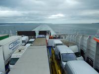 Voll beladen und unterwegs nach Nordirland