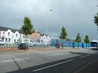 Zäune, Sicherheitseinrichtungen. Man schottet sich ab in Belfast