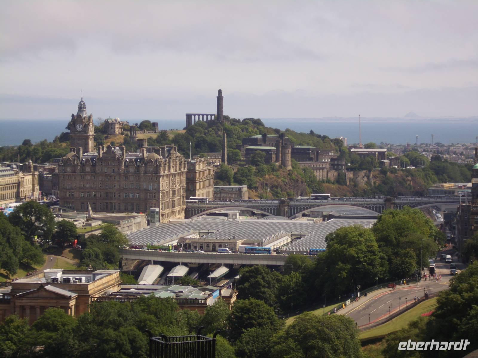 Edinburgh vom Castle gesehen