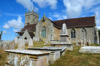 082 Isle of Wight, Kirche Godshill