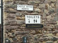 Alles ist ausgewiesen in Edinburgh