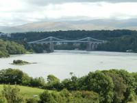 Die Talbot-Bridge auf unserem Weg von Wales nach England