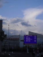 Die Abfahrtszeit wird angezeigt