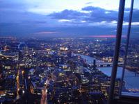 Blick von der `Scherbe`auf London