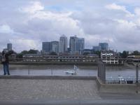 Blickauf die Docklands