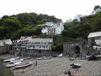 Clovelly - Hafenansicht