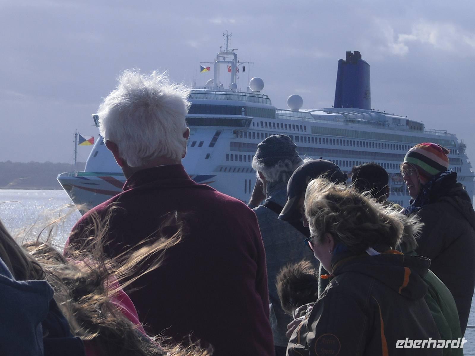 Auf der Fähre nach Southampton