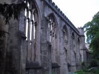 Ruinen der Tempelkirche in Bristol